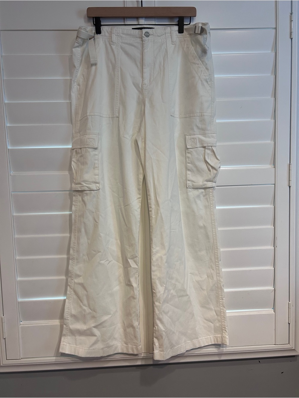 Sanctuary Classic Cargo Pant White Size XL